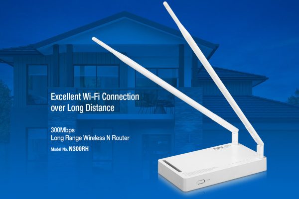 Totolink high power 2 antenna wireless router new condition and 1 year warranty N300RH 300 Mbps wireless speed 2x11dBi antenna