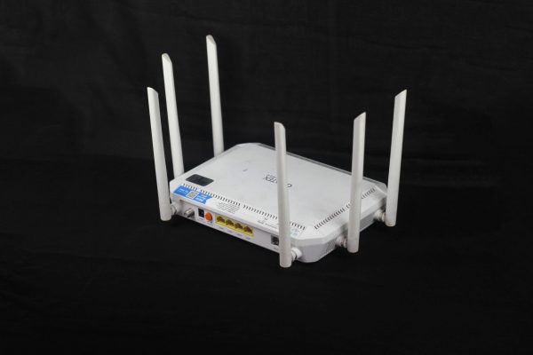 True Gigatex Fiber AC2150 2150Mbps Gigabit 6 Antenna ONU Router - অনু আর রাউটার একসাথে Skyworth GN542VF 900MHz CPU 2 Core 256MB RAM